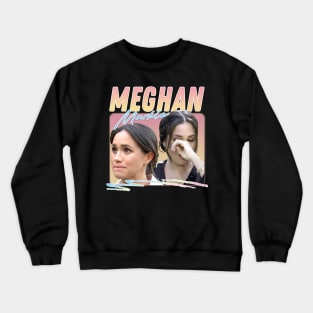 Meghan Markle / Retro Fan Art Crewneck Sweatshirt